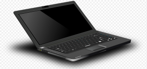 an opened laptop computer