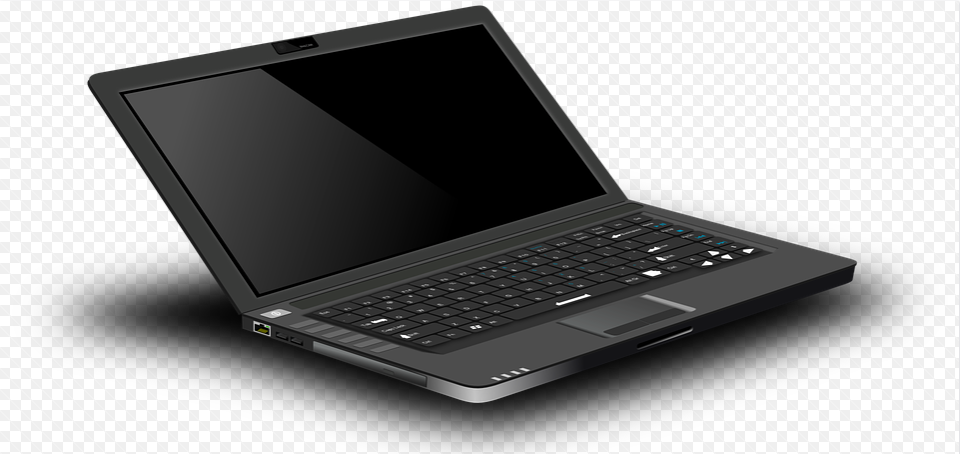 an opened laptop computer